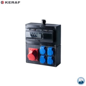 Keraf Domino wandkast IP44 CEE 16A / 32A (afb. 1)