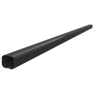 T72 leidinggoot 2 meter (72x64 mm) zwart (afb. 1)