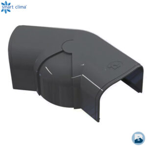 CPS75 verstelbare platte bocht 45-90° grijs RAL7016 (afb. 1)