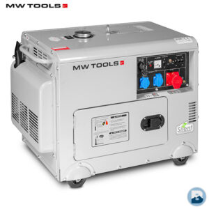 DG65E Silent diesel generator 6 kva 230 / 400V (afb. 1)