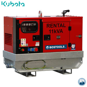 EPSR11-3TDE Kubota silent rental aggregaat 10.5 kva / 400V (afb. 1)