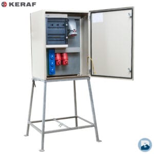 Keraf KEM 63A kWh meter aansluitkast (afb. 1)