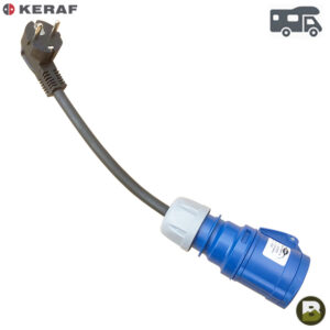 Keraf Camping professionele verloopstekker CEE / 230V (afb. 1)