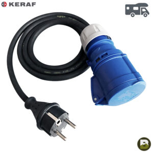 Keraf Camping verloopstekker CEE - schuko 1