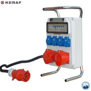 Keraf KE73N zwerfkast 32A met snoer (afb. 1)