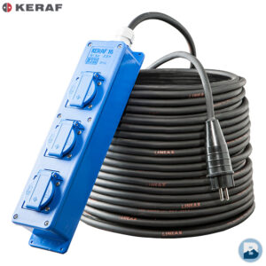 Keraf verlengkabel 10 m (3x2