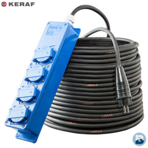 Keraf verlengkabel 10 m (3x1