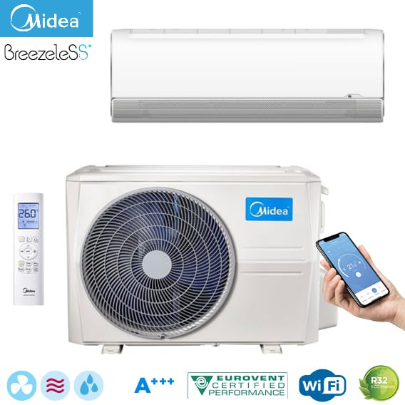 Midea Breezeless airco wandmodel 2