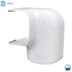 MRS75 linkerbocht verticaal / horizontaal wit RAL9010 (afb. 1)