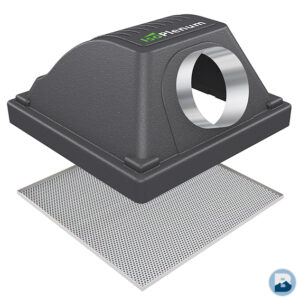 IsoPlenum 600 / 250 mm + geperforeerd rooster 600 (afb. 1)