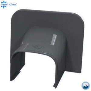 TA75 plafond-wand eindstuk grijs RAL7016 (afb. 1)