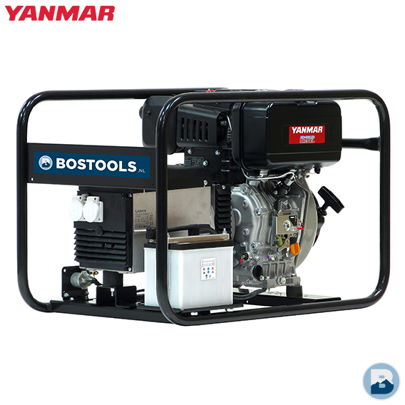 broeden Trouwens logo BOSTOOLS.NL | EP6000DE Yanmar diesel aggregaat 5,5 kva / 230V