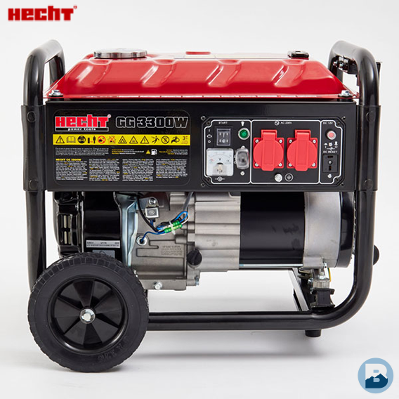 GG3300W benzine generator 3300 watt - 230V handstart (4)