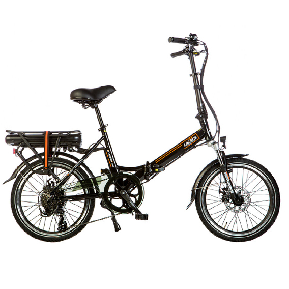 | Lacros Scamper S200 elektrische vouwfiets 13,6 Ah accu matzwart