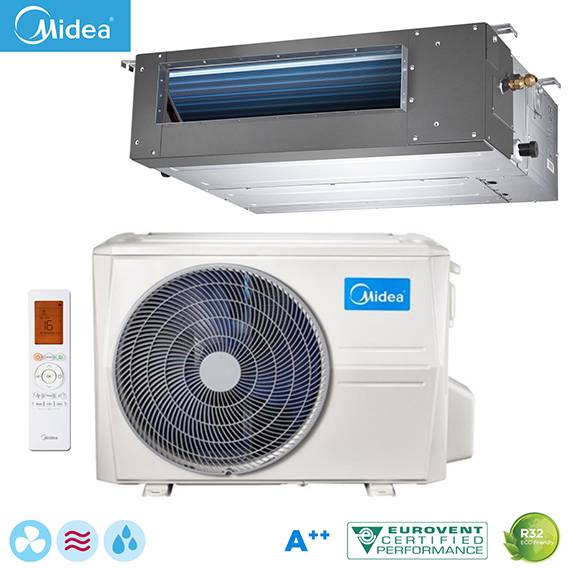 | Onzichtbare Midea Eco Duct kanaal airco kopen